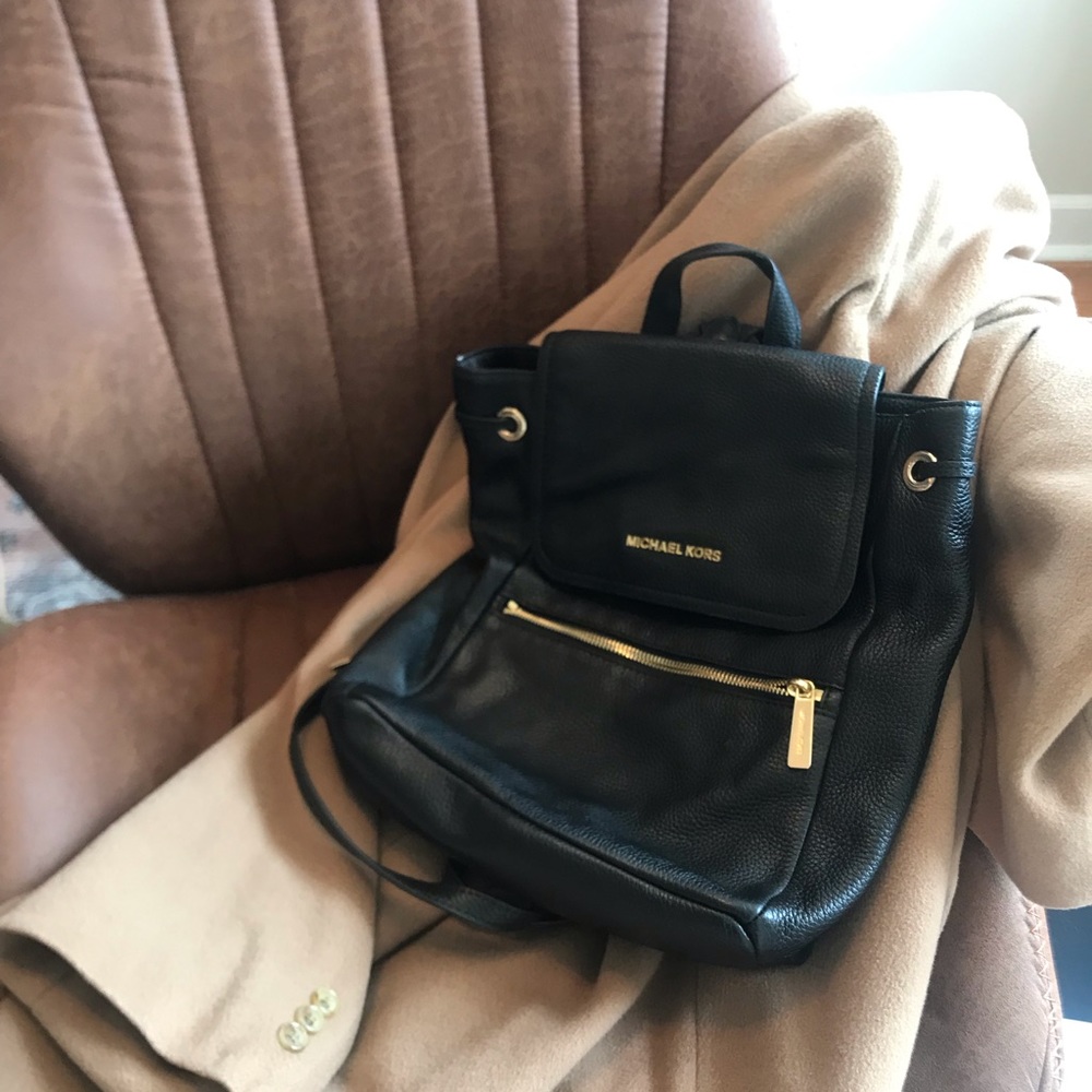 Michael Kors leather backpack